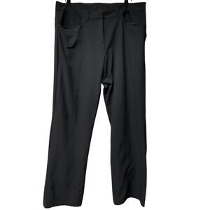 ExOfficio Womens Size 12 Black Outdoor Active Hiking Pants Lightweight Gorpcore